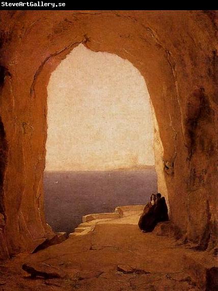 Karl Blechen Grotto in the Gulf of Naples